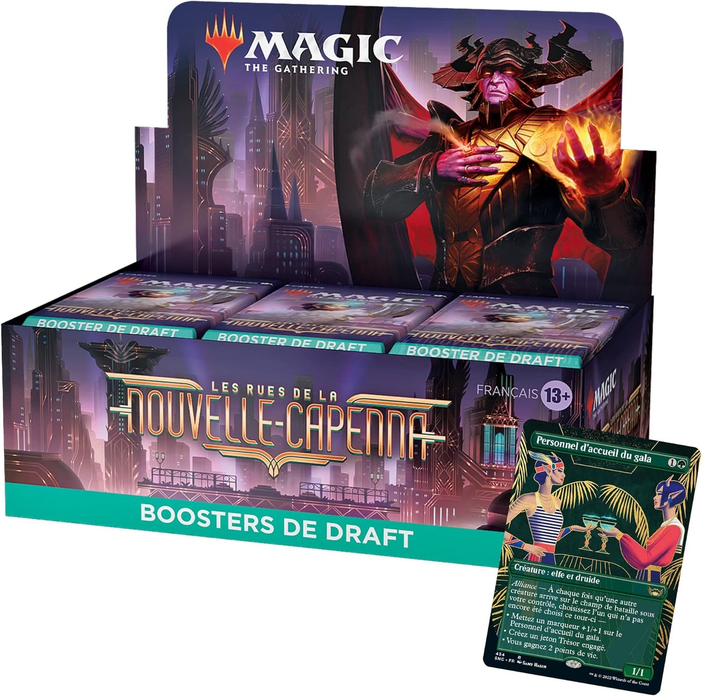 Boite de boosters de draft de Les rues de la Nouvelle-Capenna