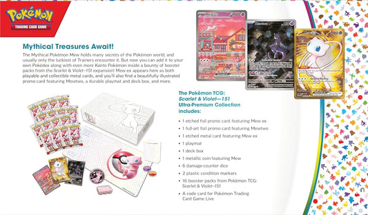 Pokémon Trading Card Game Scarlet & Violet151 Ultra Premium Collection